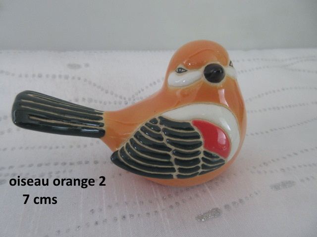 Oiseau orange - modle 2